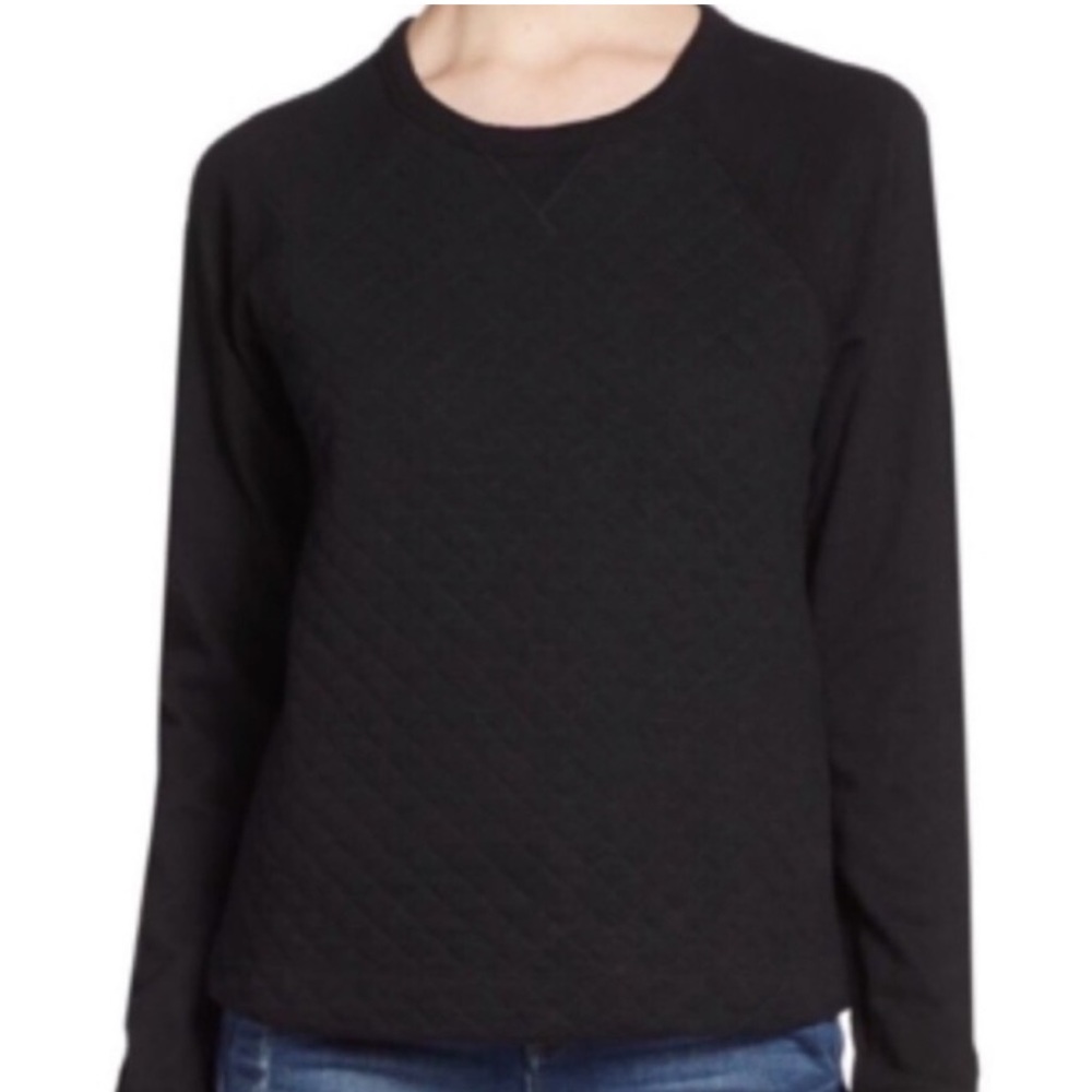 Rag and Bone Quilted Sweatshirt - Size Small